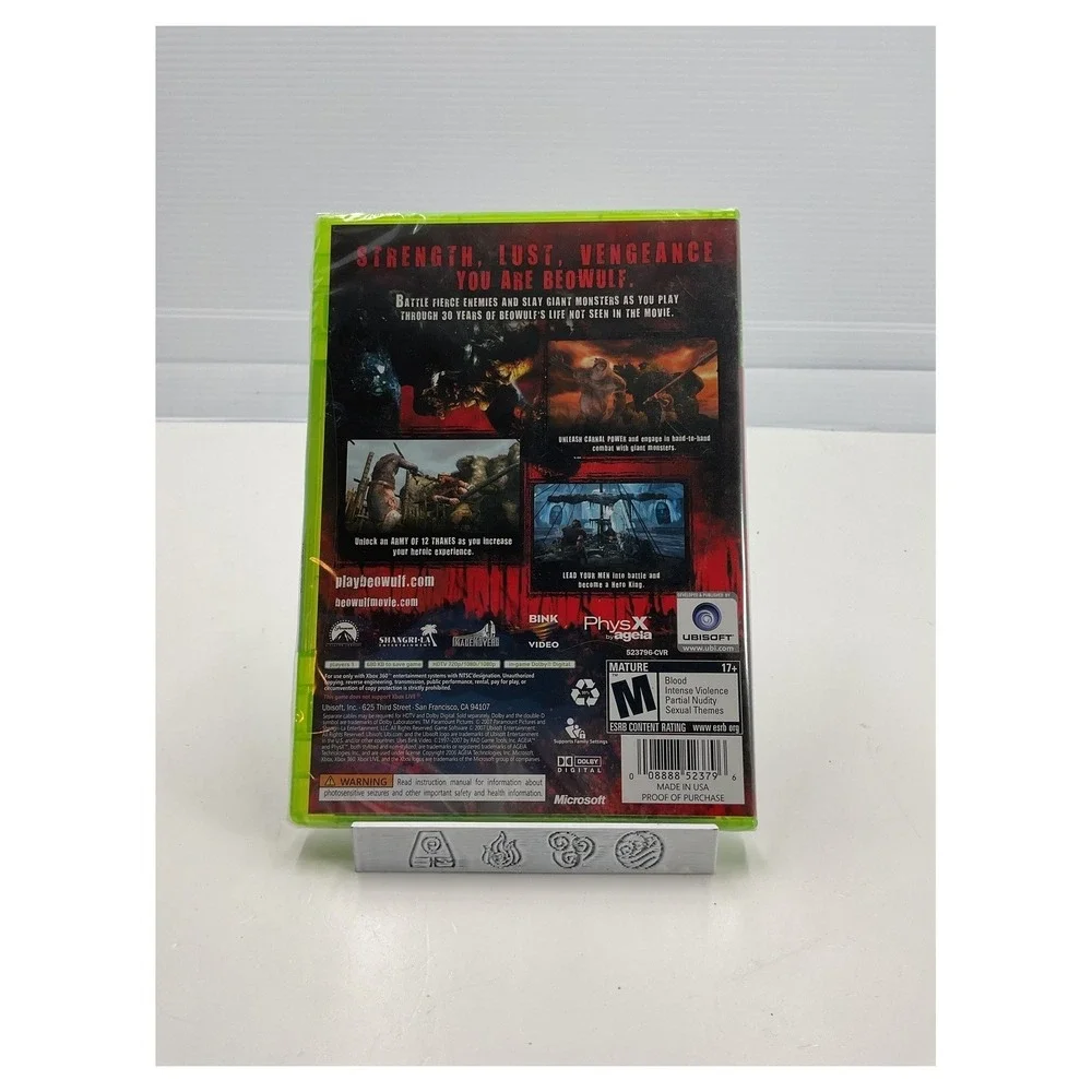 Beowulf:‎ The Game Microsoft Xbox 360 Ubisoft Sealed